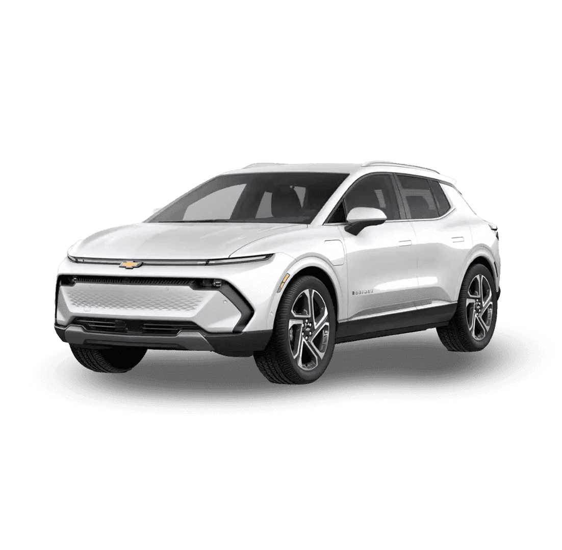 A sleek, modern white SUV with a smooth, aerodynamic design and five doors. It features a chrome detailing on the front grille, prominent side mirrors, and stylish alloy wheels, positioned on a plain white background.