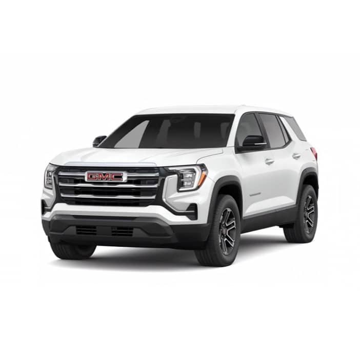 A white SUV is shown from the front left angle on a plain background. The vehicle has sleek, modern lines, distinctive headlights, and a bold front grille. It features alloy wheels and a streamlined design typical of contemporary SUVs.